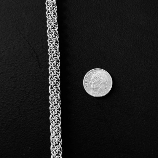 Stainless Steel Vipera Berus Chainmail Bracelet