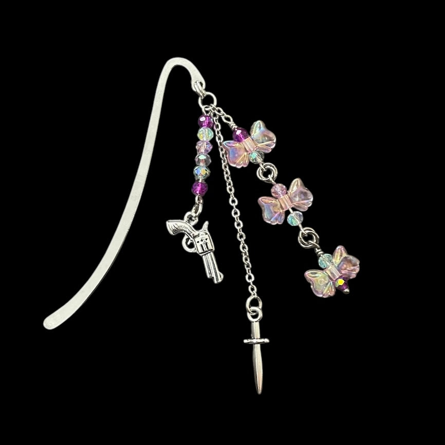 Beaded Bookmark - Bows & Booms