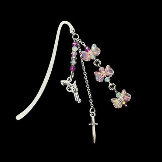 Beaded Bookmark - Bows & Booms